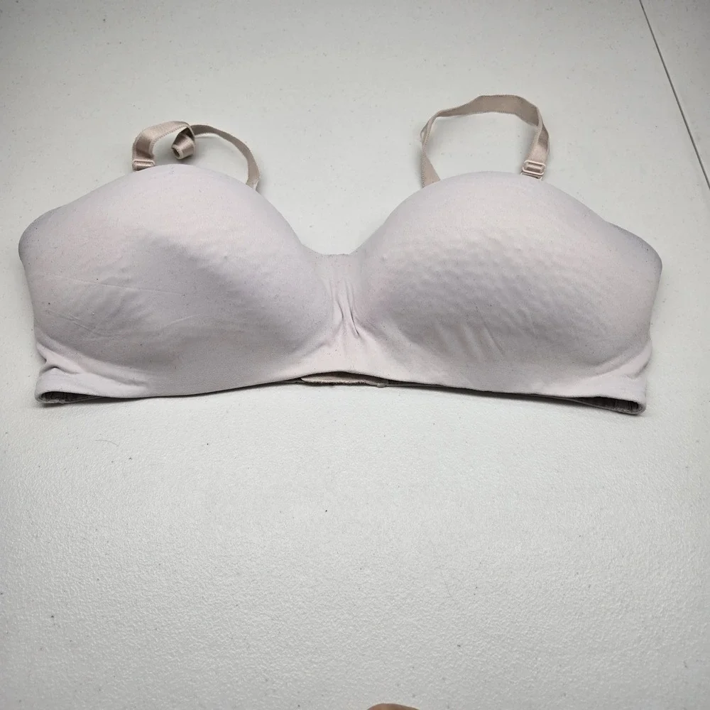 Torrid Curve Women Bra 40F Pink T Shirt Wireless Strap